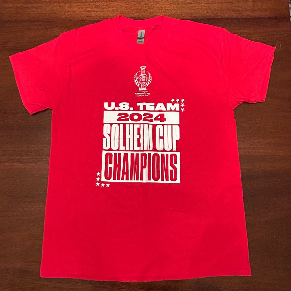 NEW 2024 US Solheim Cup Champions Tee Shirt - Large